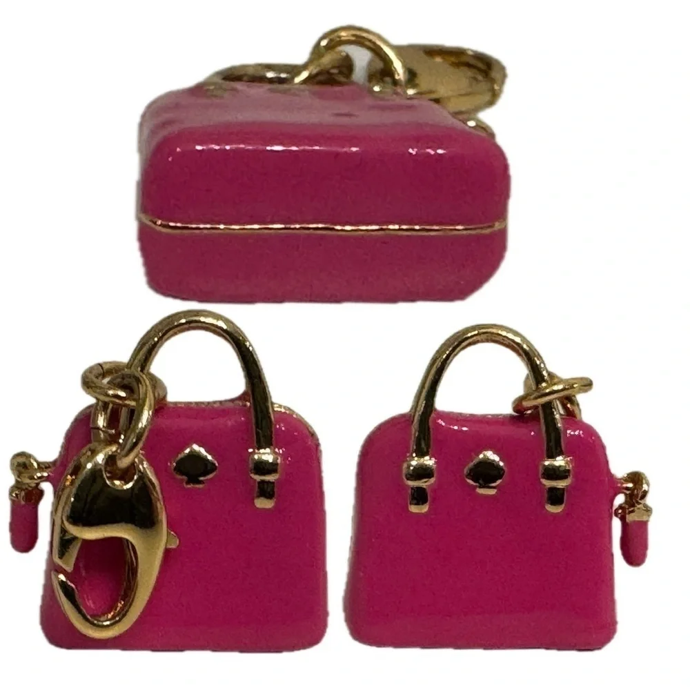 KATE SPADE MAISE PURSE CHARM SWEET TREASURE CLUTCH HOW CHARMING NO BRACELET - Picture 2 of 5